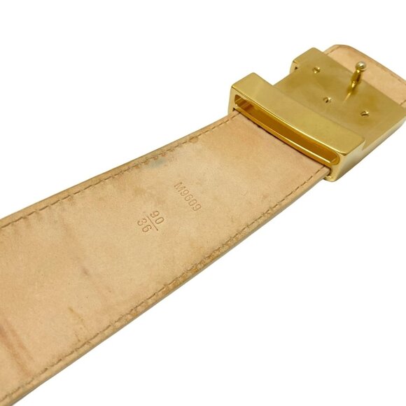 LOUIS VUITTON Santuur Initial Damier Azur Damier Belt bran-406-090625 - Picture 5 of 9